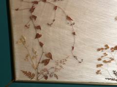 MID CENTURY BRASS AND GLASS DIORAMA WITH BUTTERFLIES HEADBOARD - 4637243