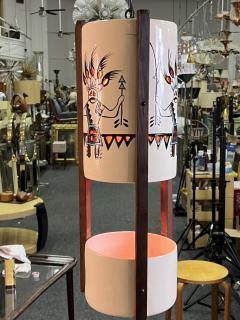 MID CENTURY CERAMIC CONCHA PENDANT CHANDELIER - 3048863