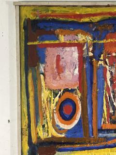 MID CENTURY COLORFUL ABSTRACT PAINTING - 3328682