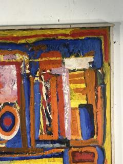 MID CENTURY COLORFUL ABSTRACT PAINTING - 3328684