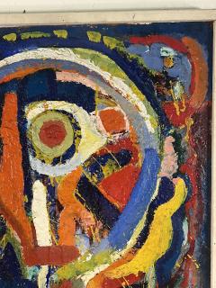 MID CENTURY COLORFUL ABSTRACT PAINTING - 3328757