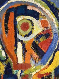 MID CENTURY COLORFUL ABSTRACT PAINTING - 3328760