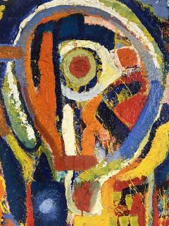 MID CENTURY COLORFUL ABSTRACT PAINTING - 3328761