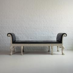 MID CENTURY COPY OF THE 18TH CENTURY ADAM DESIGNED BENCH FOR THE ENTRANCE HALL - 4487769