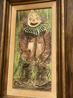 MID CENTURY IMPASTO CLOWN PAINTING - 4251355