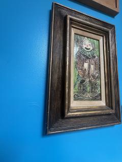 MID CENTURY IMPASTO CLOWN PAINTING - 4251361