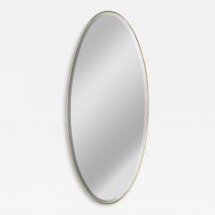 MID CENTURY ITALIAN MODERN BEVELLED MIRROR WITH BRASS FRAME - 1753764