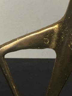 MID CENTURY MODERN GILT BRONZE FEMALE GLADIATOR SCULPTURE - 809885