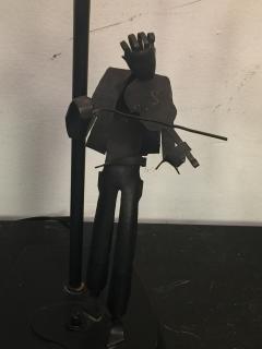 MID CENTURY MODERN SCULPTURAL MUSICIANS TABLE LAMPS - 766152