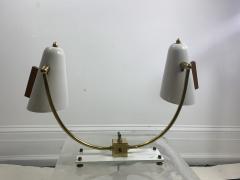 MID CENTURY MODERNIST DOUBLE SHADE DESK LAMP - 1121714