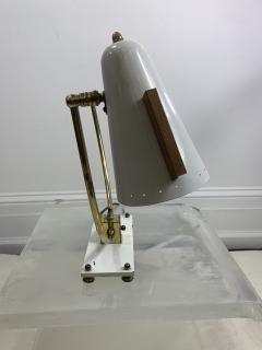 MID CENTURY MODERNIST DOUBLE SHADE DESK LAMP - 1121715