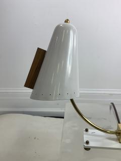 MID CENTURY MODERNIST DOUBLE SHADE DESK LAMP - 1121718