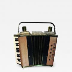 MID CENTURY MUSICAL ACCORDIAN BAR SET - 1353660