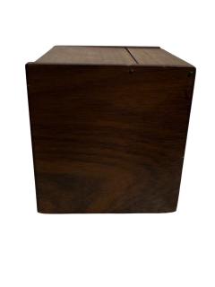 MID CENTURY MUSICAL PAINTED WOOD DOG RETRIEVING CIGARETTE BOXES - 4523973