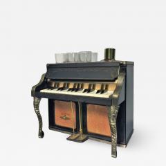 MID CENTURY MUSICAL PIANO PORTABLE COCKTAIL BAR - 1353659