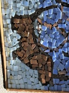 MID CENTURY NYC SKYLINE COLORFUL MOSAIC WALL ART - 4792323