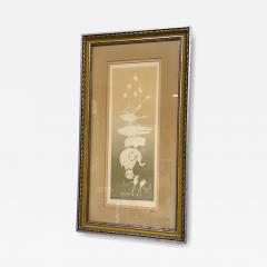 MID CENTURY ON THE BALL STYLIZED ANIMAL LITHOGRAPH BY MAR - 4281426