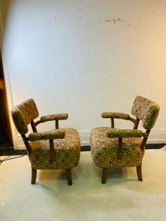 MID CENTURY PAIR OF ARM CHAIRS - 2547522