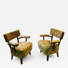 MID CENTURY PAIR OF ARM CHAIRS - 2549530
