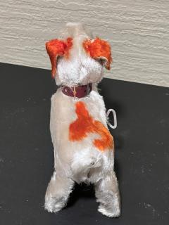 MID CENTURY PLAYFUL PUPPY KEY WIND DOG WITH SHOE TOY - 3331777