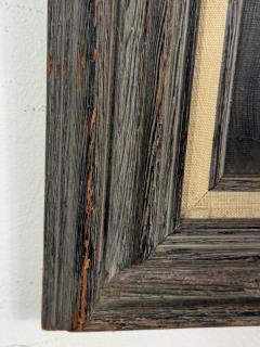 MID CENTURY RAKE CARVED FROM TREE WITH SHADOW PAINTING SIGNED ZOPH - 4503255