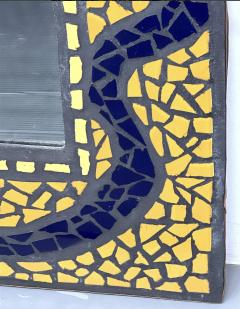 MID CENTURY STARRY NIGHT CERAMIC MOSAIC MIRROR - 3482583