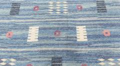 MID CENTURY SWEDISH FLATWEAVE WOOL RUG BY CARL DAGEL - 2442122