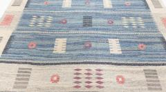 MID CENTURY SWEDISH FLATWEAVE WOOL RUG BY CARL DAGEL - 2442123