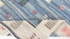 MID CENTURY SWEDISH FLATWEAVE WOOL RUG BY CARL DAGEL - 2442126