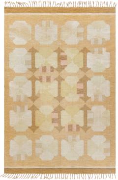 MID CENTURY SWEDISH RoLAKAN RUG BY IKJ  - 2442004