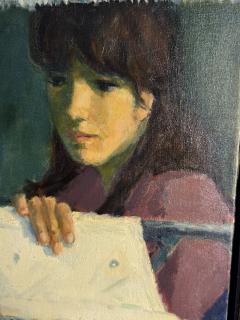 MID CENTURY WOMAN PAINTING - 4278828