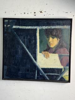 MID CENTURY WOMAN PAINTING - 4278833