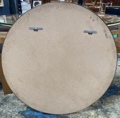 MId Century Oversize Round Mirror Italy 1970 - 2022218