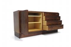 MId century Danish Rosewood Bifold Low Sideboard - 3296705