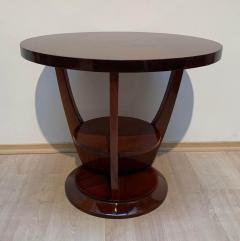 ML Guyot Round Art Deco Side Table Palisander Signed French Polish France circa 1925 - 1488050