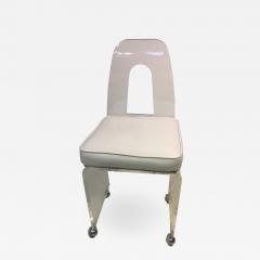 MOD LUCITE SWIVEL STOOL - 751194