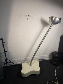 MODERN BIOMORPHIC WOOD AND METAL FLOOR SCULPTURE ON WHEELS BY NYC ARTIST - 4283067