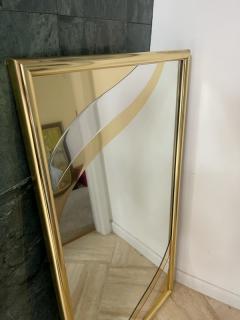 MODERN GOLD METAL DESIGN RECTANGULAR MIRROR - 2123002