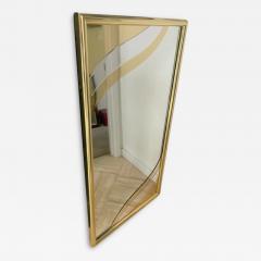 MODERN GOLD METAL DESIGN RECTANGULAR MIRROR - 2125874