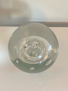 MODERN MURANO GLASS CLEAR SPHERE - 2440882