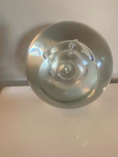 MODERN MURANO GLASS CLEAR SPHERE - 2440887