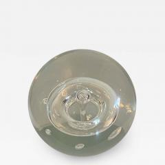 MODERN MURANO GLASS CLEAR SPHERE - 2459980