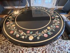 MODERN NEOCLASSICAL PIETRA DURA STYLE DINING TABLE - 2314244