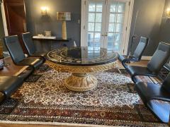 MODERN NEOCLASSICAL PIETRA DURA STYLE DINING TABLE - 2314251