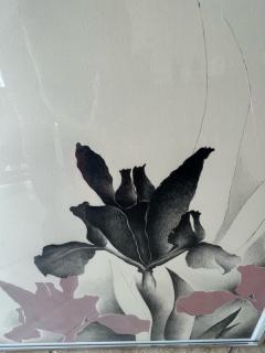 MODERN PAIR OF IRIS PAINTINGS BY CAROL SCOTT - 2811414
