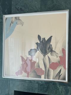 MODERN PAIR OF IRIS PAINTINGS BY CAROL SCOTT - 2811418