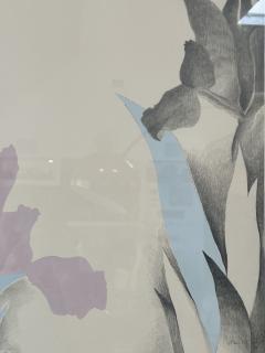 MODERN PAIR OF IRIS PAINTINGS BY CAROL SCOTT - 2811519