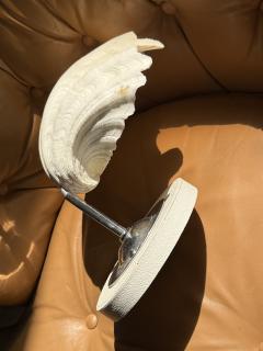 MODERN PAIR OF LARGE CLAM SHELL WALL SCONCES - 4275121