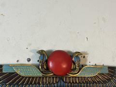 MODERN PAIR OF MULTI COLOR EGYPTIAN MOTIF MIRRORS - 3048751