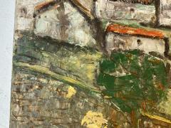 MODERN TUSCANY HILLSIDE VILLAGE PAINTING - 2487896